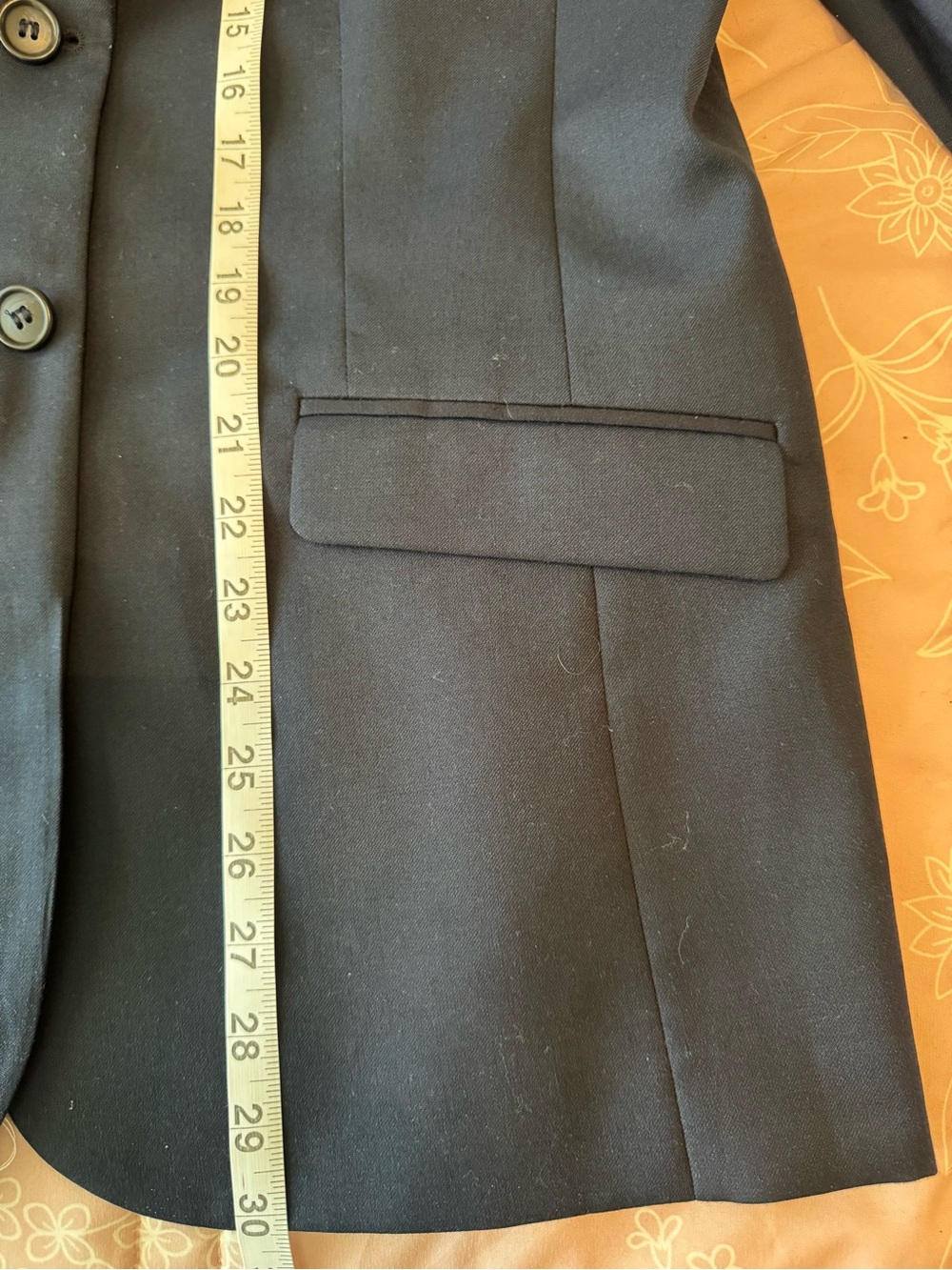 Edwards Navy Blue Wool Blend Blazer Jacket
Woman’s Size 16T NWT - Picture 15 of 15